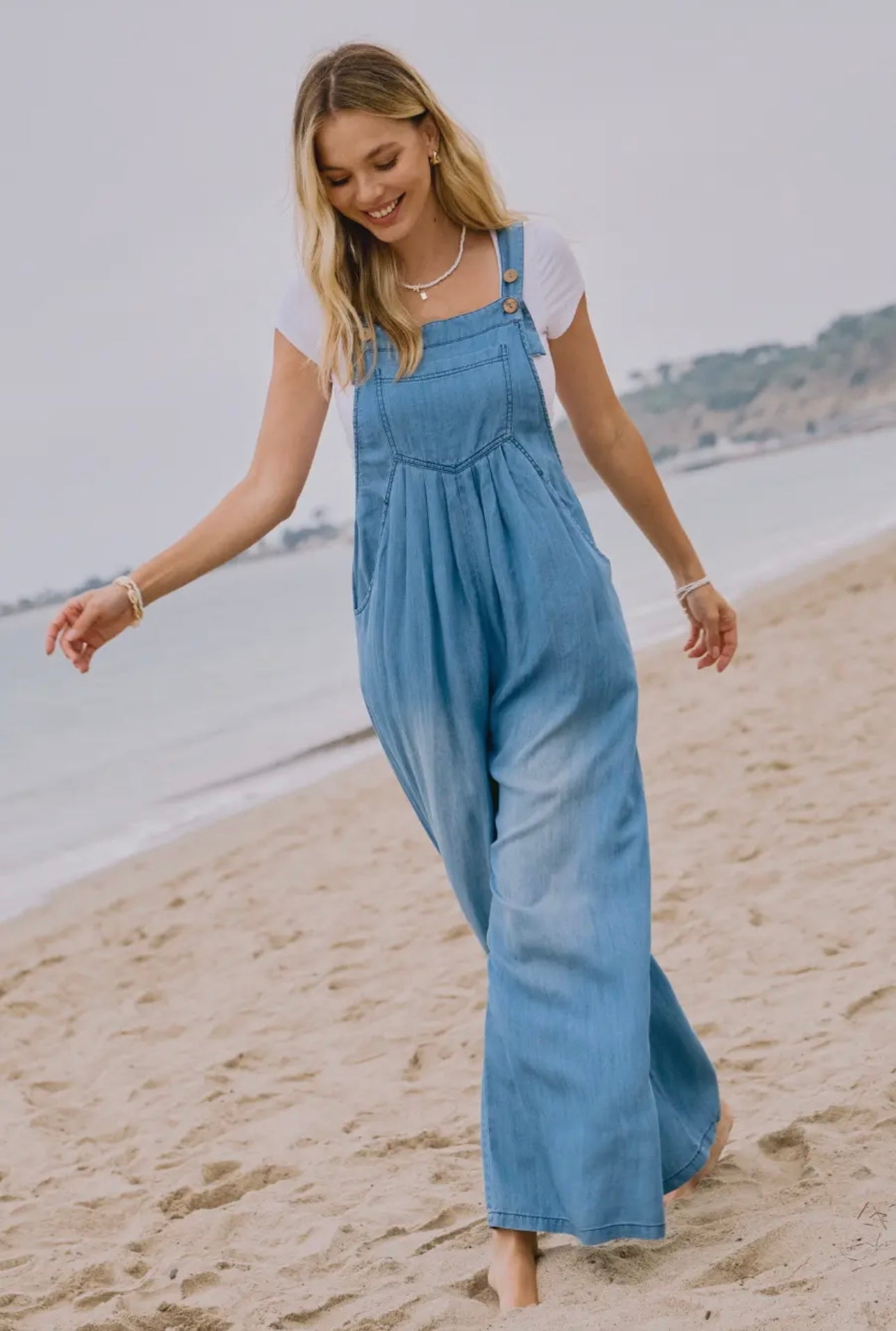 Chambray Overall Jumpsuit