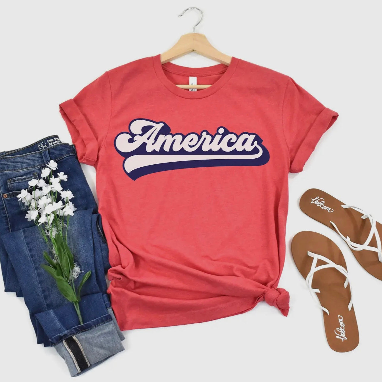 America Retro Tee