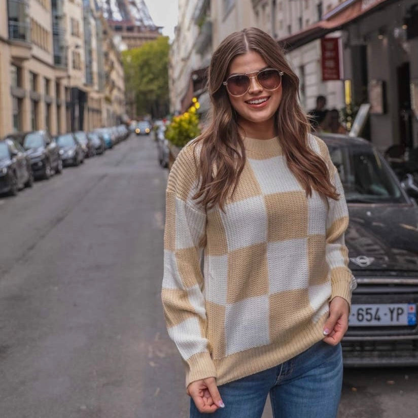 Checkered Sweater