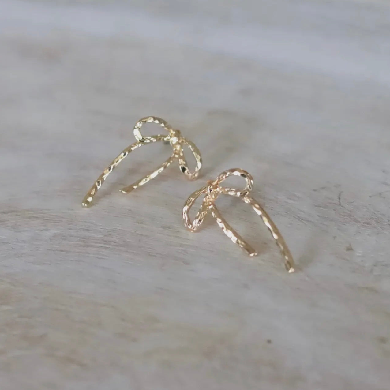Evelyn Ribbon Drop Earrings