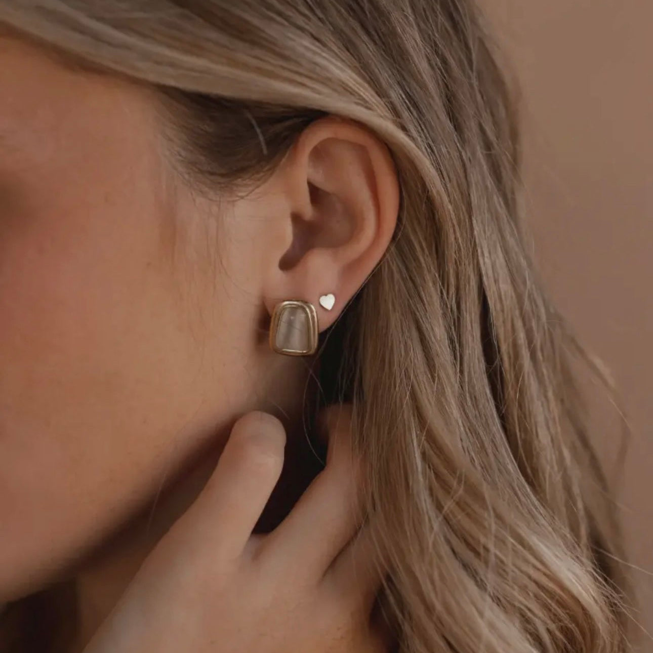 Courage + A Soft Heart Earring Set
