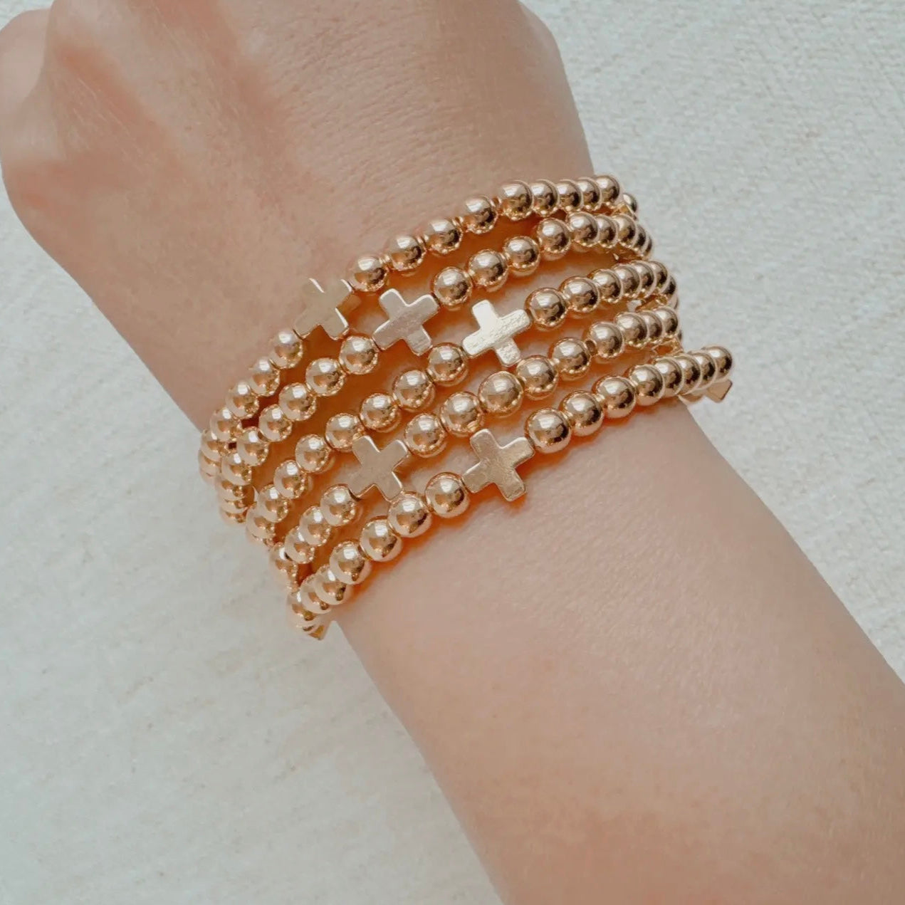 Beaded Cross Bracelets