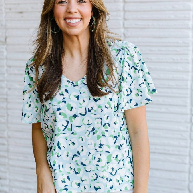 Paisley Top Walk This Way Blue