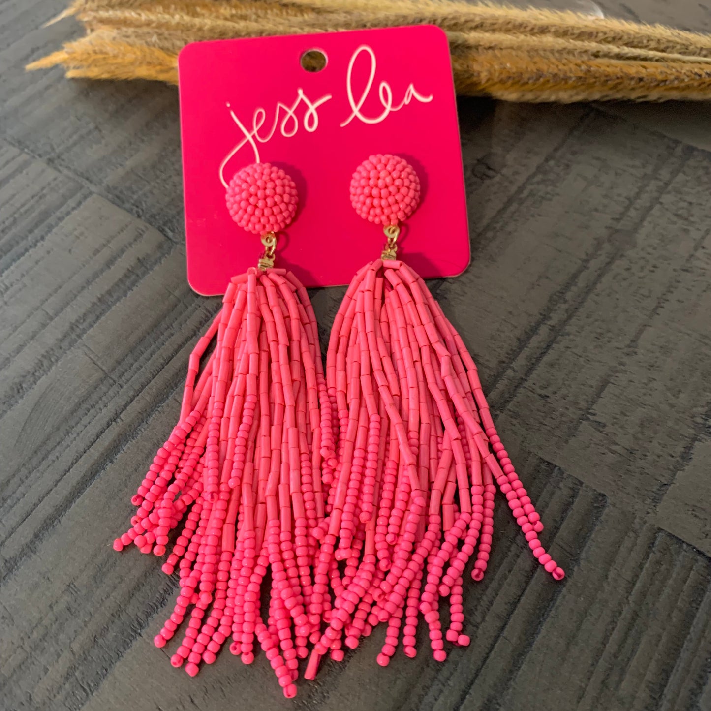 Pink Outside the Box Earring