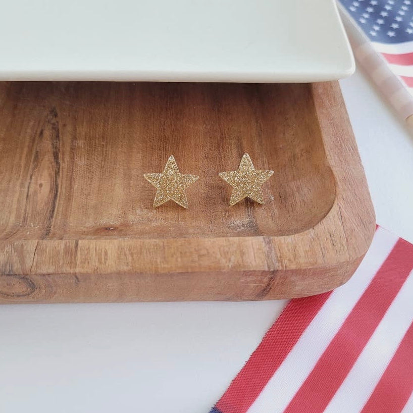 Sparkle Star Studs