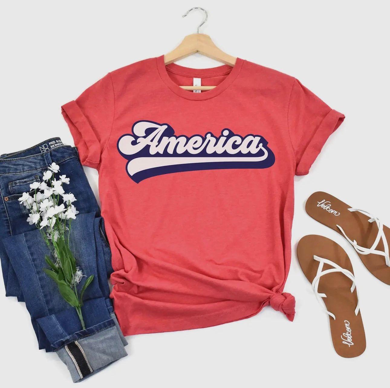 America Retro Tee