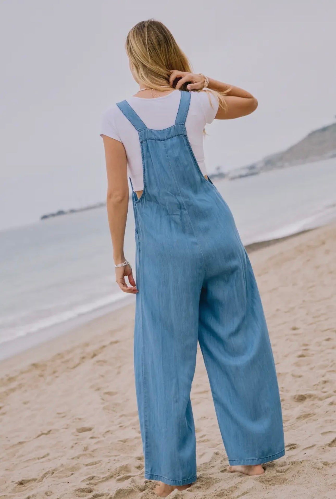 Chambray Overall Jumpsuit