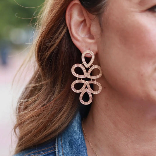 Wren Gold Plaza Earrings