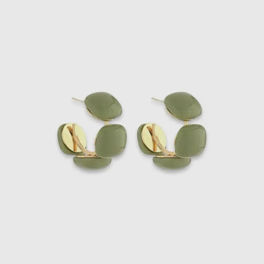 Carson Mossy Acrylic Hoops
