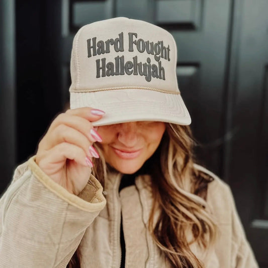 Hard Fought Hallelujah Trucker Hat