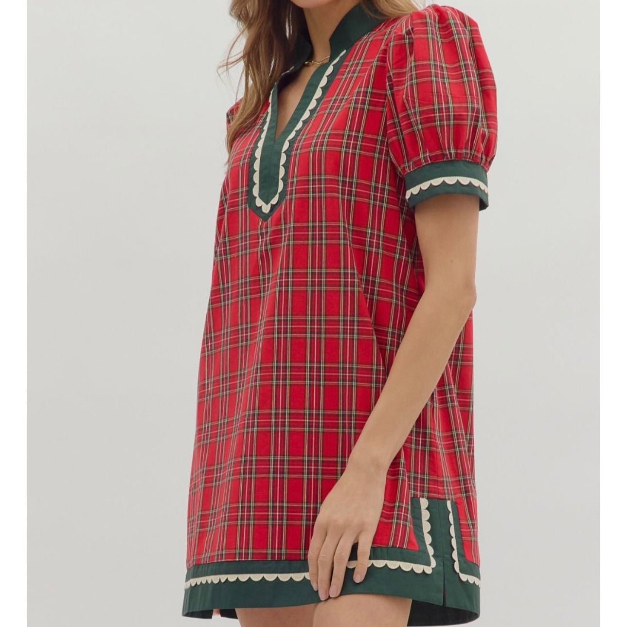Brianna Plaid Dress