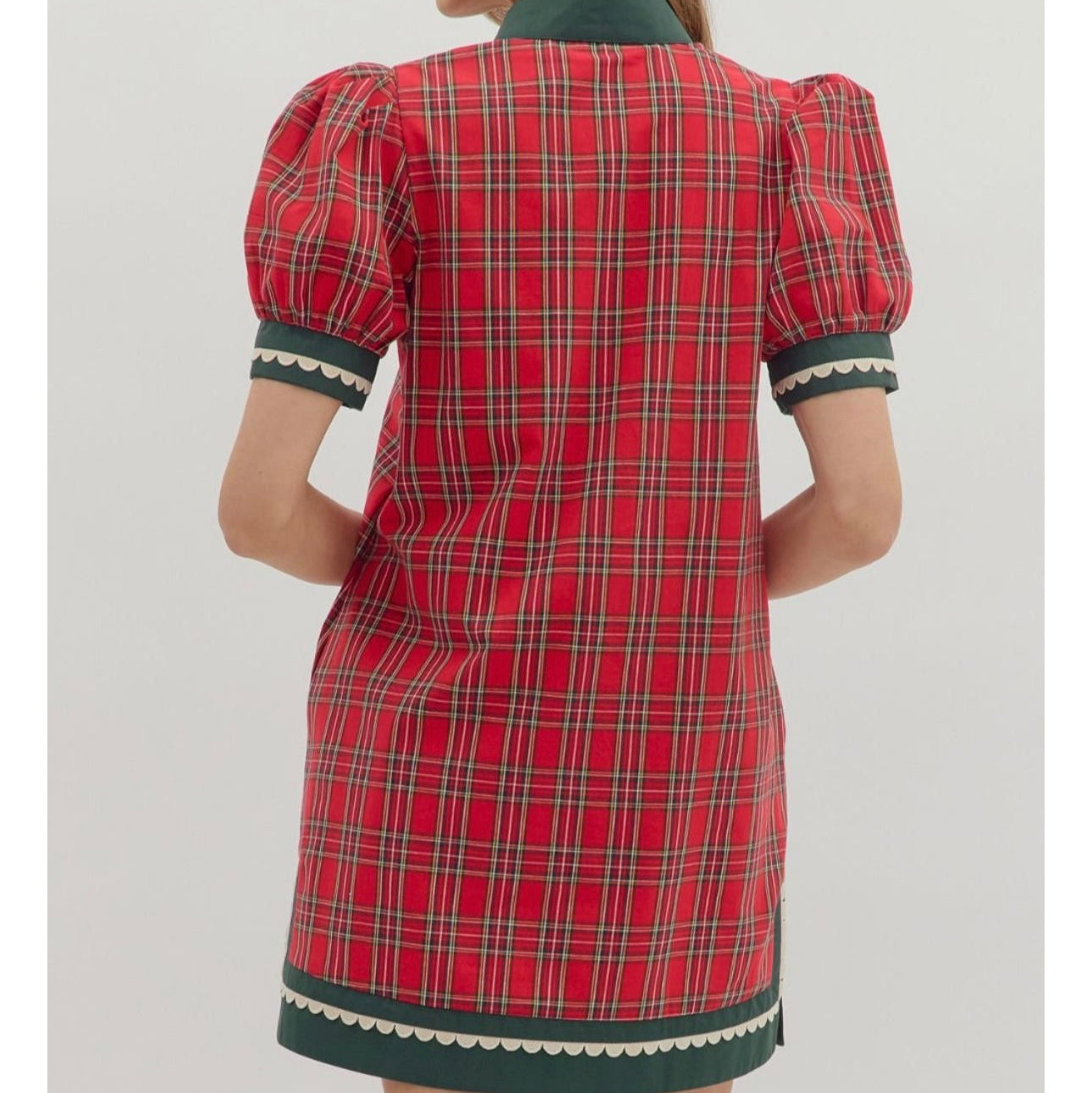 Brianna Plaid Dress