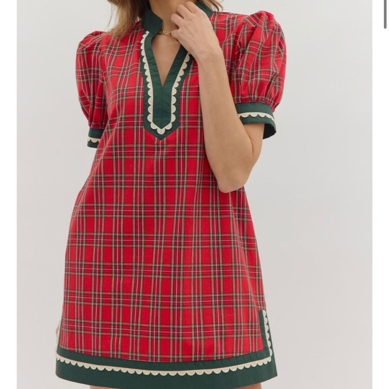 Brianna Plaid Dress