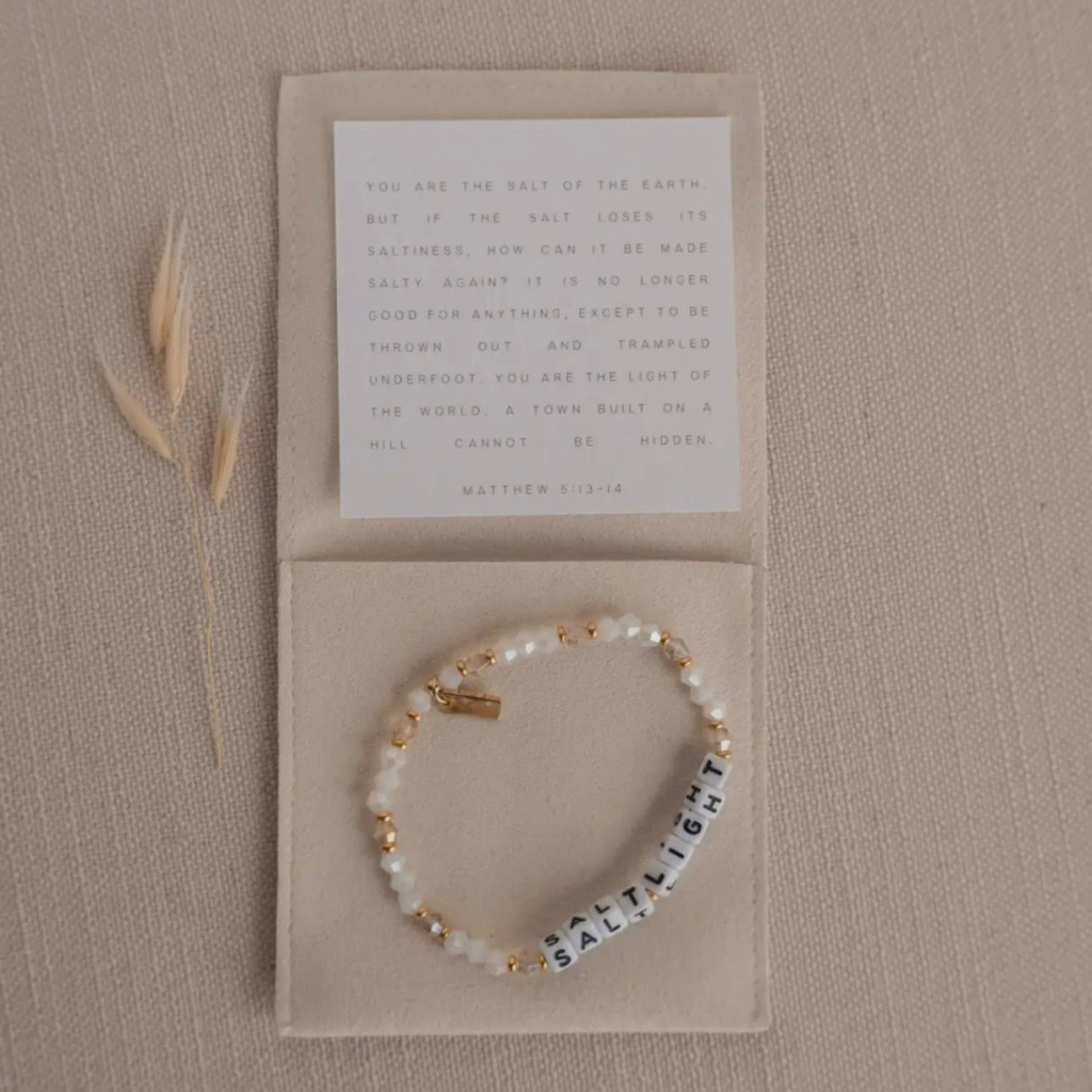 Salt and Light Bracelet
