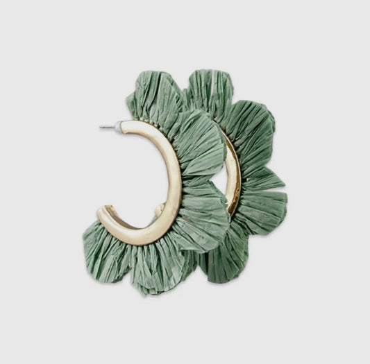 Arden Raffia Earrings