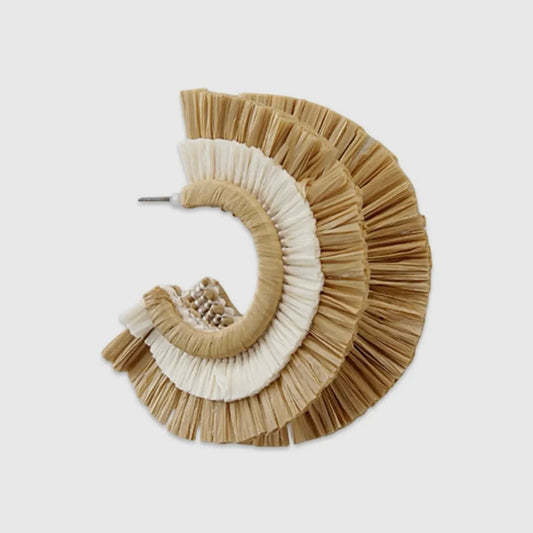 Sutton Raffia Earrings