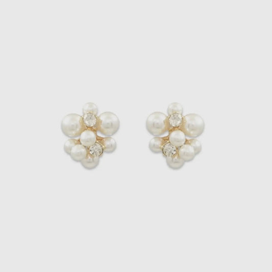 Ansleigh Pearl Cluster Studs