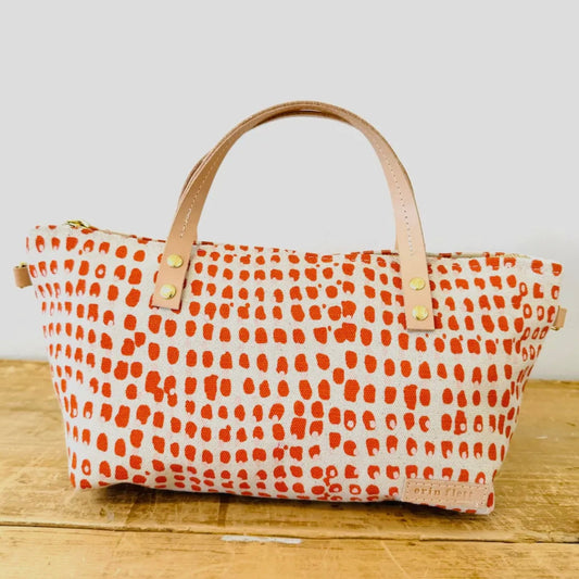 Anthro Orange Satchel Bag