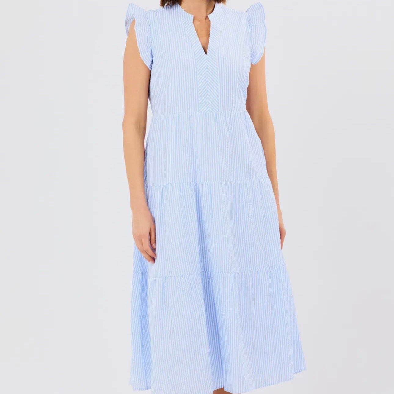 Kari Seersucker Dress
