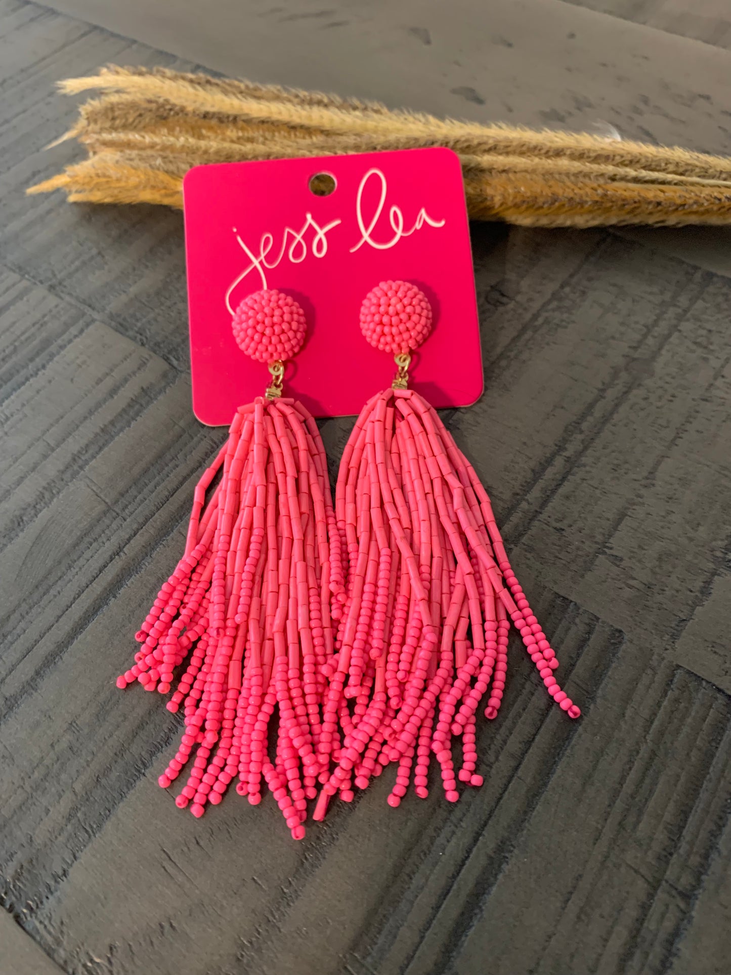 Pink Outside the Box Earring